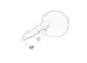 DORNBRACHT-Griff-ERSATZTEILE-90209404300-52-x-38-5-x-114-mm-Chrom-90209404300-00 gallery number 1